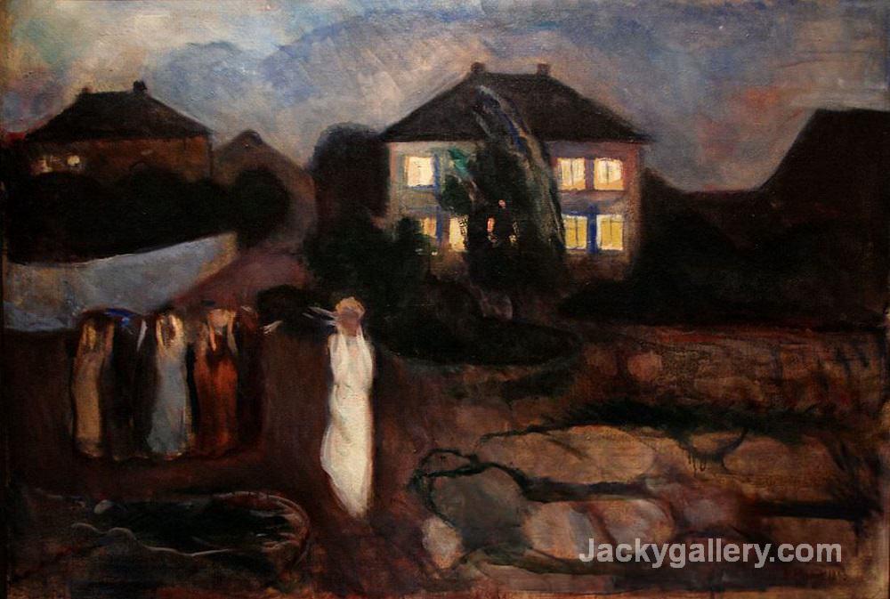 The Storm by Edvard Munch paintings reproduction